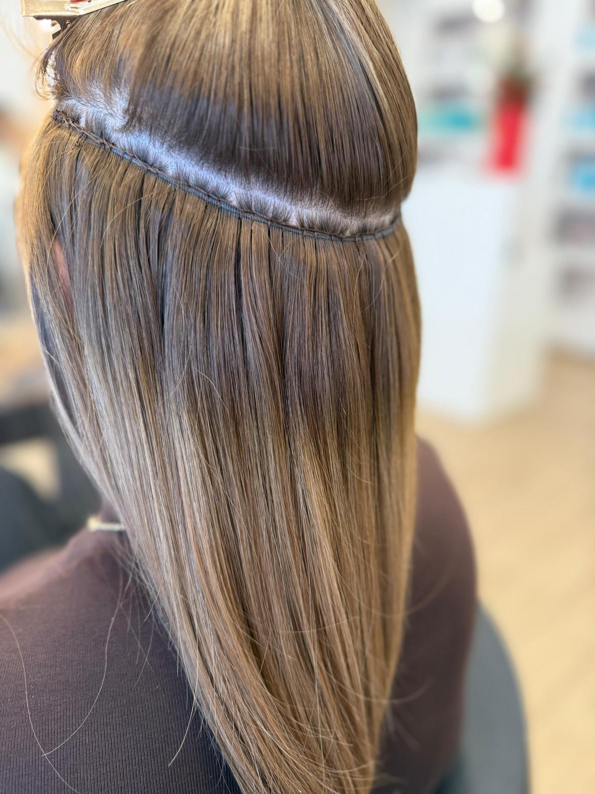 Seitliche Ansicht Tape-Extensions